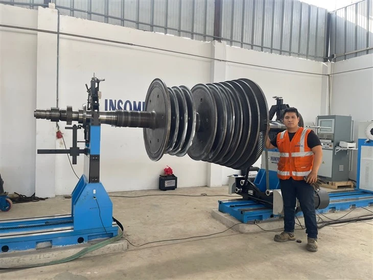 PHW-30T Universal Joint Generator Rotor Balancing Machine Túrbínujafnvægisvél